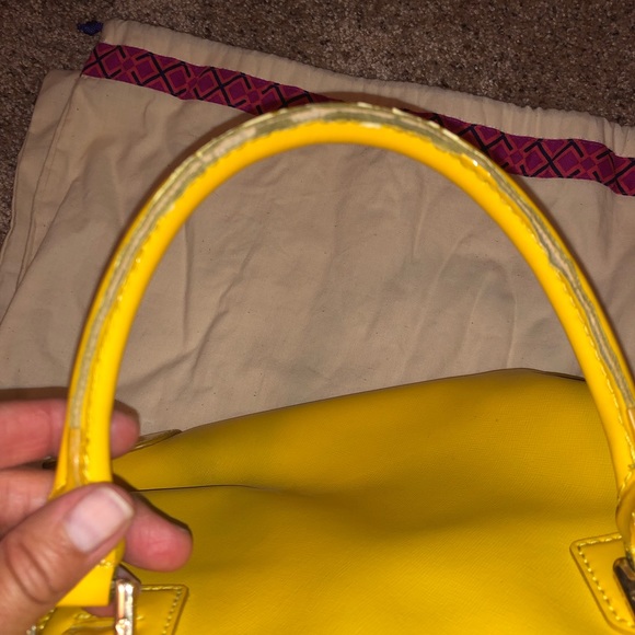Tory Burch Robinson Mini Square Tote (yellow) - Picture 3 of 3